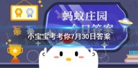 蚂蚁庄园恨不相逢未嫁时答案分享 蚂蚁庄园7.30答案最新