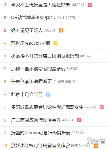 微博热搜榜排名今日9.22 微博热搜榜今日事件9月22日