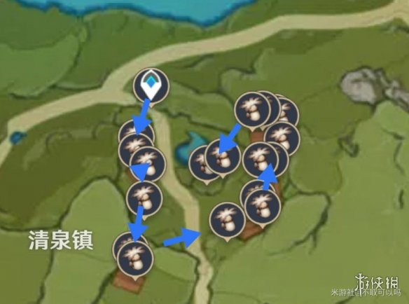 《原神》慕风蘑菇采集地点 慕风蘑菇分布图