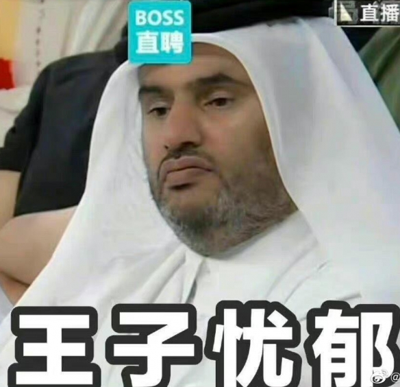 卡塔尔王子表情包 卡塔尔0-2厄瓜多尔卡塔尔王子表情包