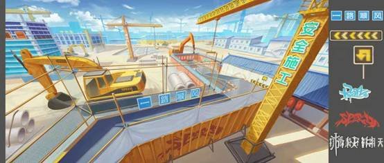 《QQ飞车手游》新赛道聆风镇老街工地 新图聆风镇老街工地介绍