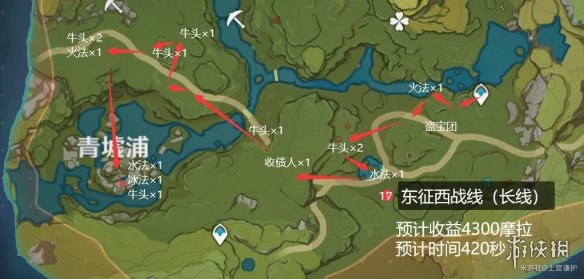 《原神手游》2.0锄大地路线图分享 2.0锄大地攻略