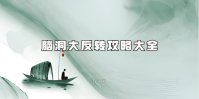 脑洞大反转攻略大全