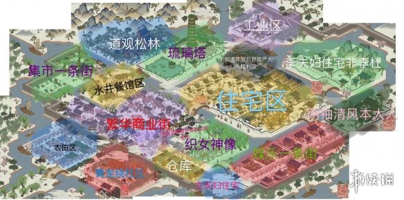 《江南百景图》应天府美观布局怎么摆放 应天府布局攻略