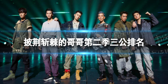 披荆斩棘的哥哥第二季三公排名 披荆斩棘2三公比赛结果