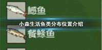 《小森生活》鱼类分布在哪 鱼类分布位置介绍