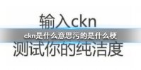 ckn是什么意思污的是什么梗 ckn是什么意思网络用语