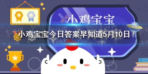 成语“劳燕分飞”常用来比喻夫妻、情侣别离，“劳燕”指的是 小鸡宝宝今日答案早知道5月10日