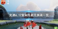 《光遇》红耳机先祖兑换表一览 红耳机先祖有哪些物品