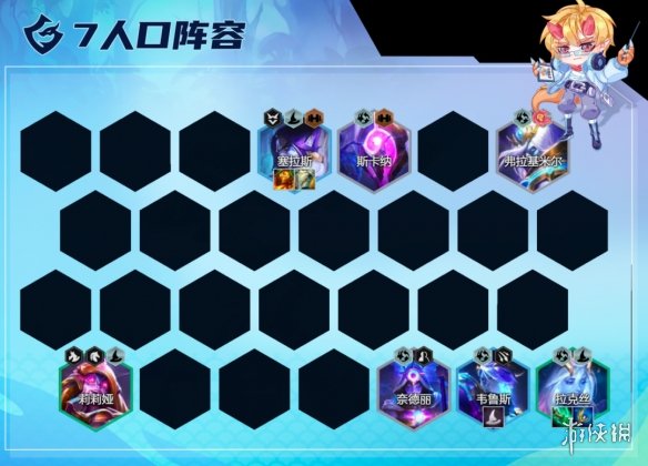《云顶之弈手游》星界拉克丝阵容推荐 拉克丝主CS7.5出装搭配推荐