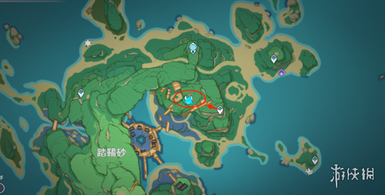 《原神》4.1霓裳花在哪里采集 4.1胡桃突破材料采集路线