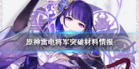 《原神手游》雷电将军突破材料情报 雷电将军突破材料有哪些
