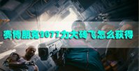 赛博朋克2077力大砖飞怎么获得