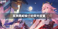 原神黑蛇骑士的荣光前置
