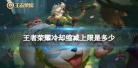 王者荣耀冷却缩减上限是多少