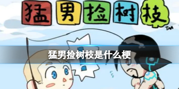 猛男捡树枝是什么梗