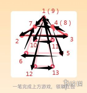 qq红包一笔画图形答案大全