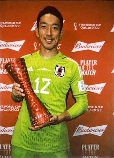 日本门将四连扑 日本门将权田修一当选全场最佳球员