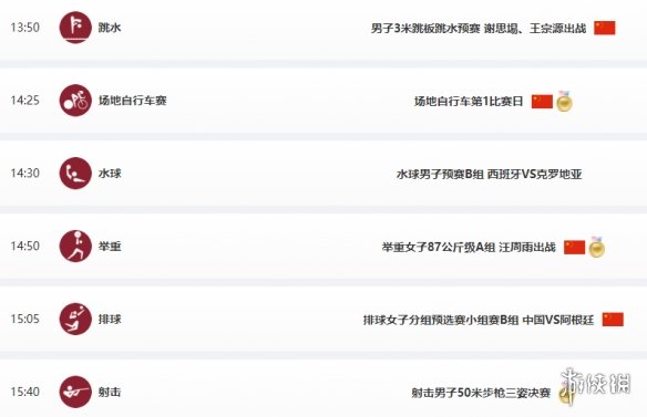 东京奥运会8月2日赛程 8月2日奥运会赛程分享