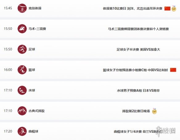 东京奥运会8月2日赛程 8月2日奥运会赛程分享