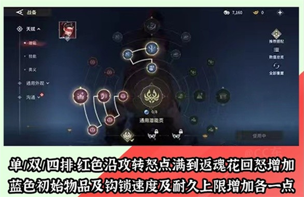 永劫无间手游全角色单排潜能加点推荐